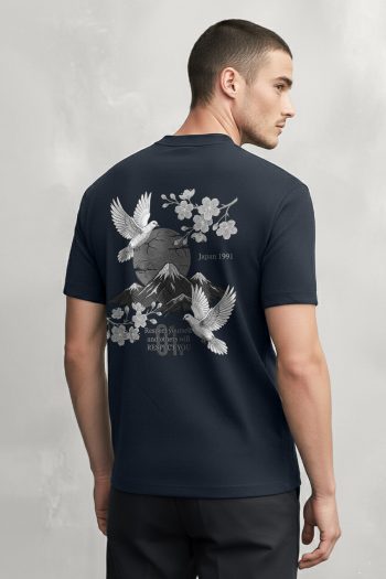 Japan Dove, T-Shirt σε Μπλε Χρώμα