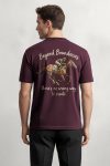 Beyond Boundaries Rider, T-Shirt σε Μπορντώ Χρώμα