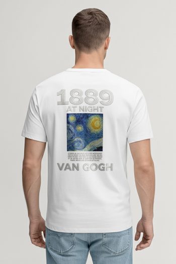 Van Night Frame, T-Shirt σε Λευκό Χρώμα