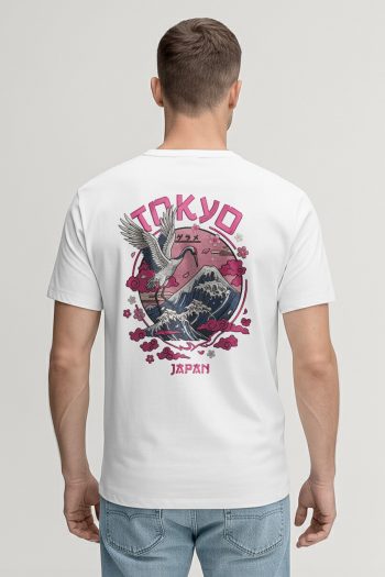 Tokyo Pink, T-Shirt σε Λευκό Χρώμα