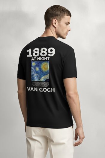 Van Night Frame, T-Shirt σε Μαύρο Χρώμα
