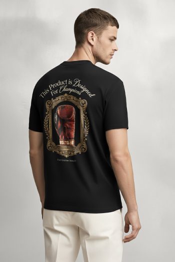 Built for Champions, T-Shirt σε Μαύρο Χρώμα
