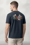 Lucky Vibes, T-Shirt σε Μπλε Χρώμα