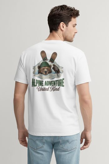 Alpine Adventure, T-Shirt σε Λευκό Χρώμα