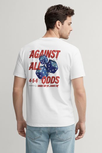 Against All Odds 456, T-Shirt σε Λευκό Χρώμα