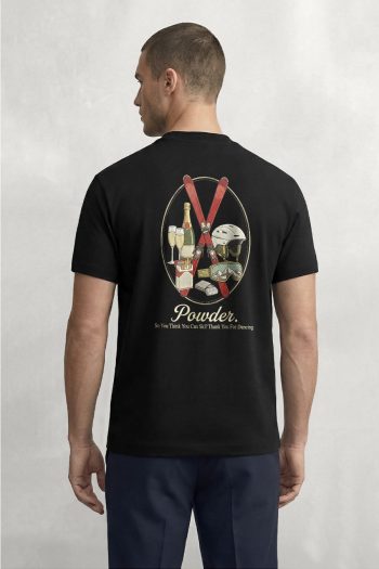 Powder Time, T-Shirt σε Μαύρο Χρώμα