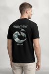 UK Crane Wave, T-Shirt σε Μαύρο Χρώμα