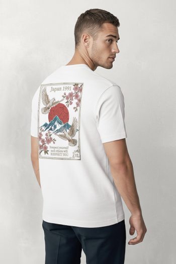 Japan 1991, T-Shirt σε Λευκό Χρώμα