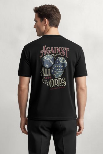 Against All Odds, T-Shirt σε Μαύρο Χρώμα