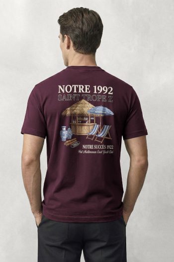 Notre 1992 ST, T-Shirt σε Μπορντώ Χρώμα