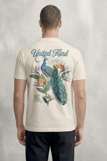 UK Peacock, T-Shirt σε Εκρού Χρώμα
