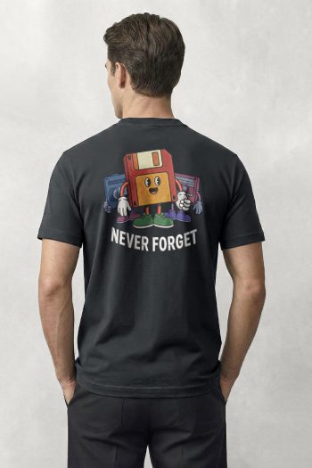 Hard Drive Memories, T-Shirt σε Iron Grey Χρώμα