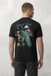 UK Peacock, T-Shirt σε Μαύρο Χρώμα