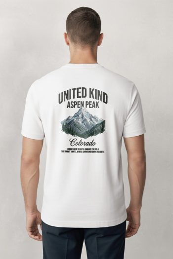 UK Aspen Peak, T-Shirt σε Λευκό Χρώμα