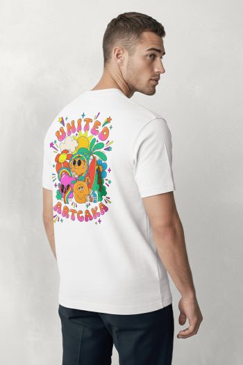 United Artcaka, T-Shirt σε Λευκό Χρώμα