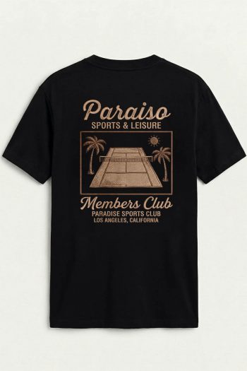 Paraiso, T-Shirt σε Μαύρο Χρώμα