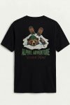 Alpine Adventure, T-Shirt σε Μαύρο Χρώμα