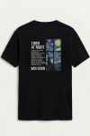 Van Starry Grid, T-Shirt σε Μαύρο Χρώμα