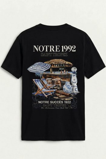 Notre 1992, T-Shirt σε Μαύρο Χρώμα