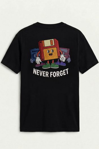 Hard Drive Memories, T-Shirt σε Μαύρο Χρώμα