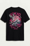Tokyo Pink, T-Shirt σε Μαύρο Χρώμα