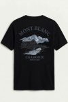 Mont Blanc Resort, T-Shirt σε Μαύρο Χρώμα
