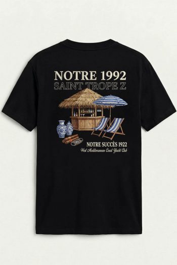 Notre 1992 ST, T-Shirt σε Μαύρο Χρώμα