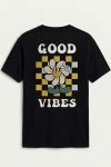 Good Vibes Always, T-Shirt σε Μαύρο Χρώμα