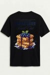 Waffle Lover, T-Shirt σε Μαύρο Χρώμα