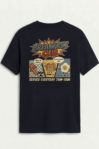 Breakfast Club, T-Shirt σε Μπλε Χρώμα