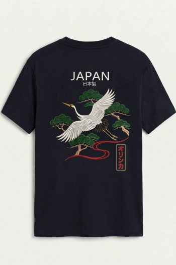 Wild Crane, T-Shirt σε Μπλε Χρώμα