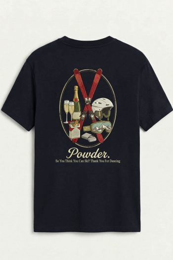 Powder Time, T-Shirt σε Μπλε Χρώμα