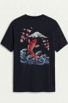 Japan Koi Wave, T-Shirt σε Μπλε Χρώμα