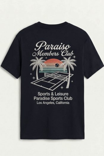Paraiso Members Club, T-Shirt σε Μπλε Χρώμα