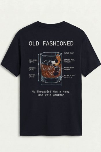 Old Fashioned Therapy, T-Shirt σε Μπλε Χρώμα