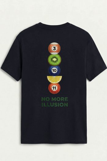 No More Illusions Line, T-Shirt σε Μπλε Χρώμα