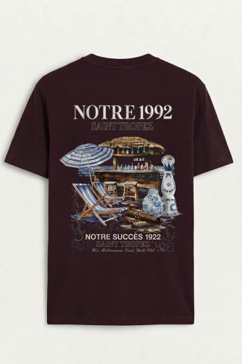 Notre 1992, T-Shirt σε Μπορντώ Χρώμα