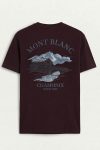 Mont Blanc Resort, T-Shirt σε Μπορντώ Χρώμα