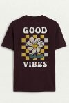 Good Vibes Always, T-Shirt σε Μπορντώ Χρώμα