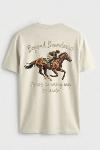 Beyond Boundaries Rider, T-Shirt σε Εκρού Χρώμα