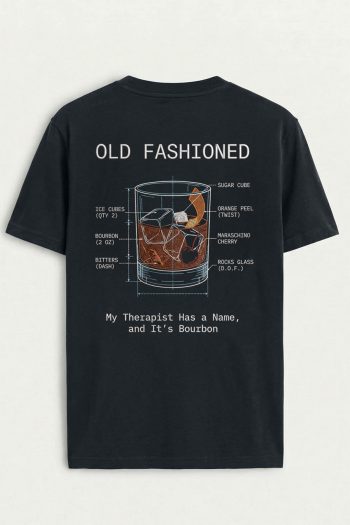 Old Fashioned Therapy, T-Shirt σε Iron Grey Χρώμα