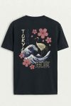 Tokyo Sakura Crane, T-Shirt σε Iron Grey Χρώμα