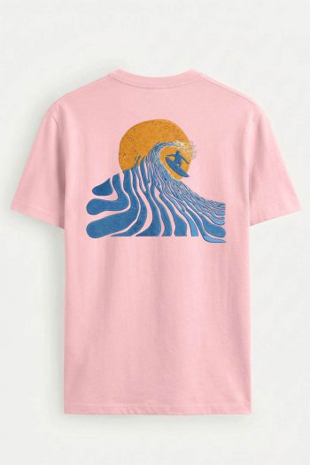 Surf Wave, T-Shirt σε Ροζ Χρώμα