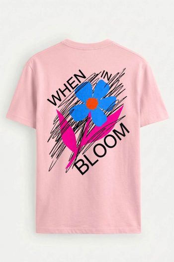 When We Bloom, T-Shirt σε Ροζ Χρώμα