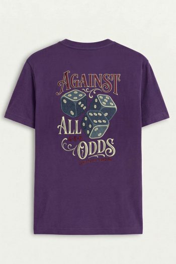 Against All Odds, T-Shirt σε Μωβ Χρώμα