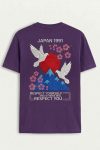 Japan Dove Geometric, T-Shirt σε Μωβ Χρώμα