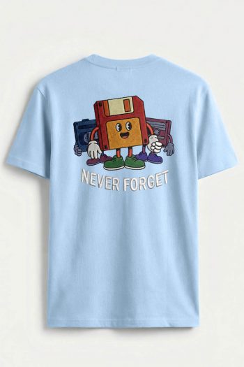 Hard Drive Memories, T-Shirt σε Γαλάζιο Χρώμα