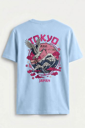 Tokyo Pink, T-Shirt σε Γαλάζιο Χρώμα