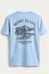 Mont Blanc Resort, T-Shirt σε Γαλάζιο Χρώμα