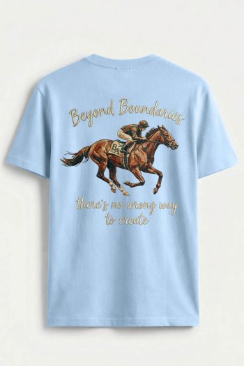 Beyond Boundaries Rider, T-Shirt σε Γαλάζιο Χρώμα